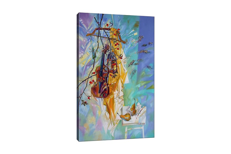 Dekorativ Canvastavla 70x100 cm - Flerfärgad - Inredning - Tavlor & konst - Canvastavlor
