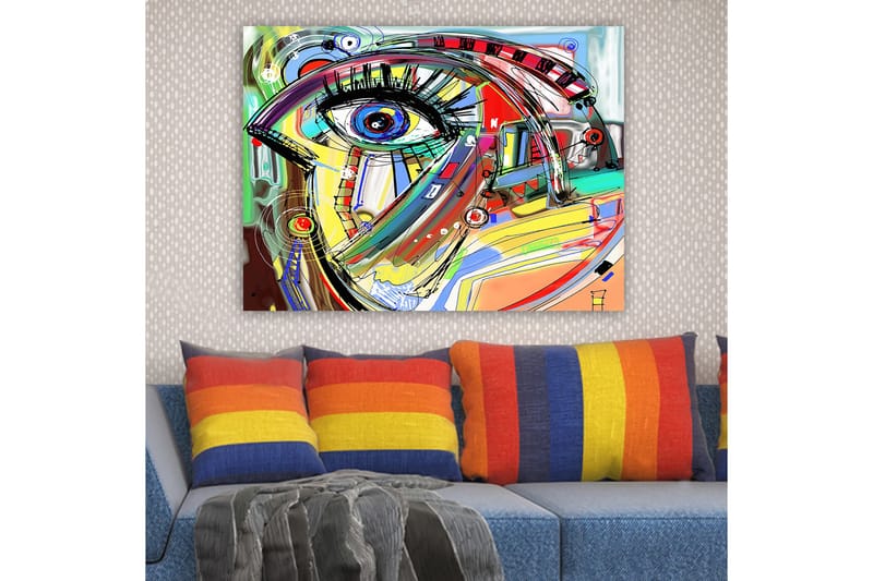 Dekorativ Canvastavla 70x100 cm - Flerfärgad - Inredning - Tavlor & konst - Canvastavlor