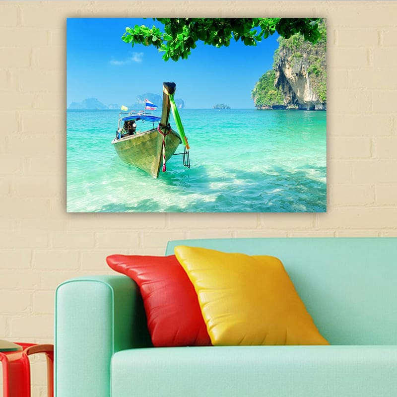 Dekorativ Canvastavla 70x100 cm - Flerfärgad - Inredning - Tavlor & konst - Canvastavlor