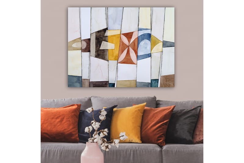 Dekorativ Canvastavla 70x100 cm - Flerfärgad - Inredning - Tavlor & konst - Canvastavlor