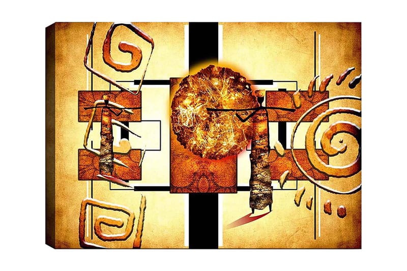 Dekorativ Canvastavla 70x100 cm - Flerfärgad - Inredning - Tavlor & konst - Canvastavlor