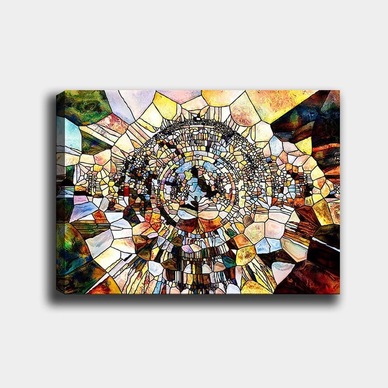 Dekorativ Canvastavla 70x100 cm - Flerfärgad - Inredning - Tavlor & konst - Canvastavlor