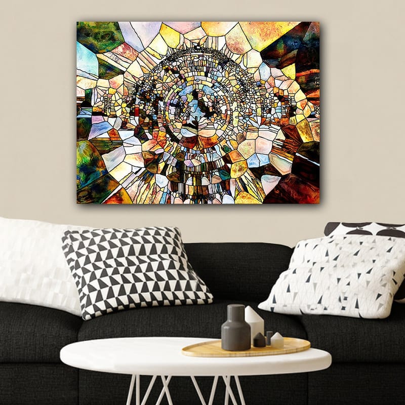 Dekorativ Canvastavla 70x100 cm - Flerfärgad - Inredning - Tavlor & konst - Canvastavlor