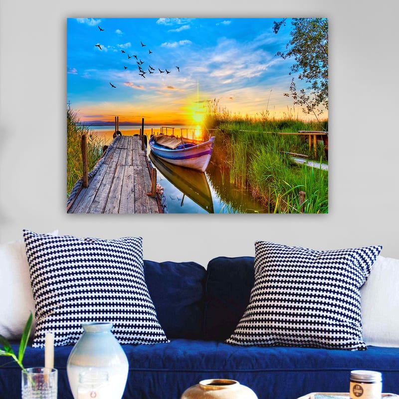 Dekorativ Canvastavla 70x100 cm - Flerfärgad - Inredning - Tavlor & konst - Canvastavlor