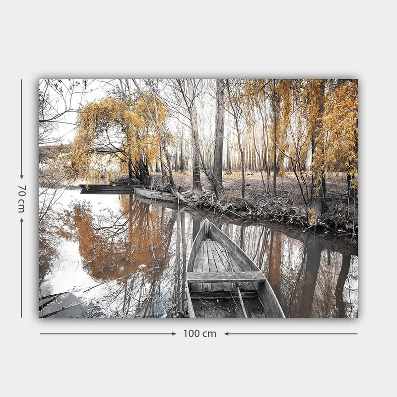 Dekorativ Canvastavla 70x100 cm - Flerfärgad - Inredning - Tavlor & konst - Canvastavlor