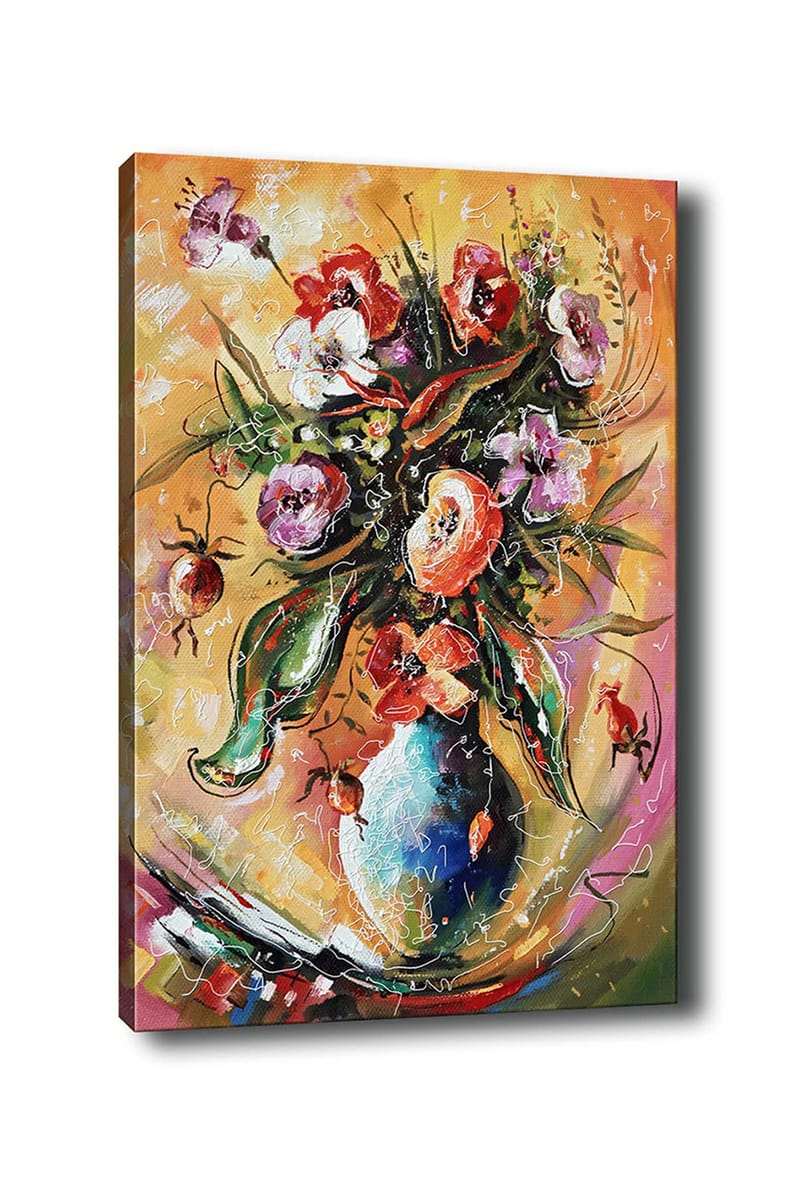 Dekorativ Canvastavla 70x100 cm - Flerfärgad - Inredning - Tavlor & konst - Canvastavlor