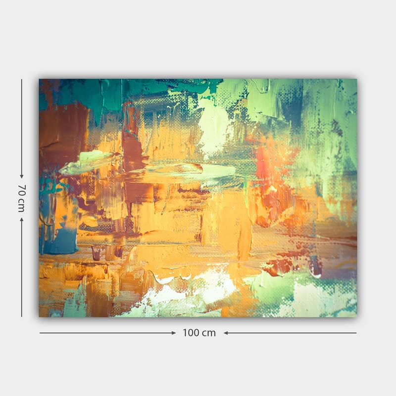 Dekorativ Canvastavla 70x100 cm - Flerfärgad - Inredning - Tavlor & konst - Canvastavlor