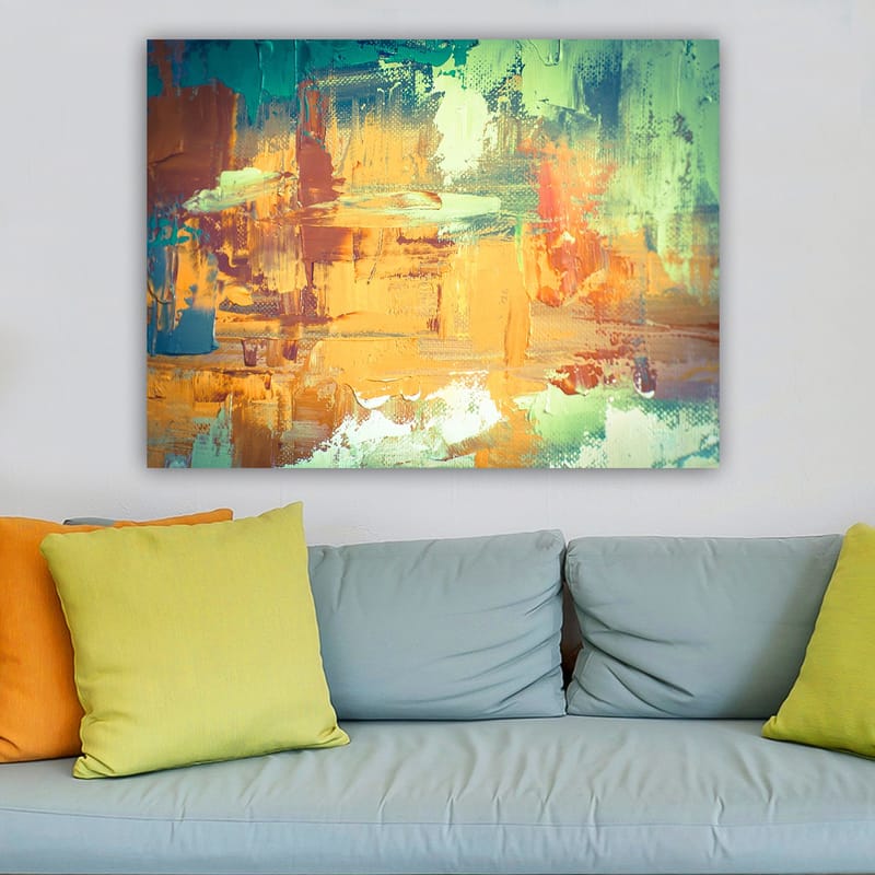 Dekorativ Canvastavla 70x100 cm - Flerfärgad - Inredning - Tavlor & konst - Canvastavlor