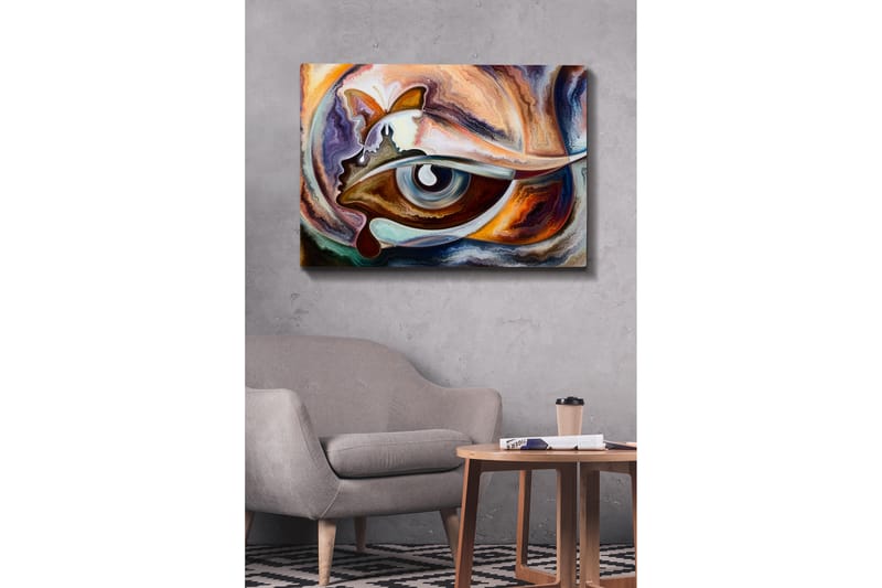 Dekorativ Canvastavla 70x100 cm - Flerfärgad - Inredning - Tavlor & konst - Canvastavlor