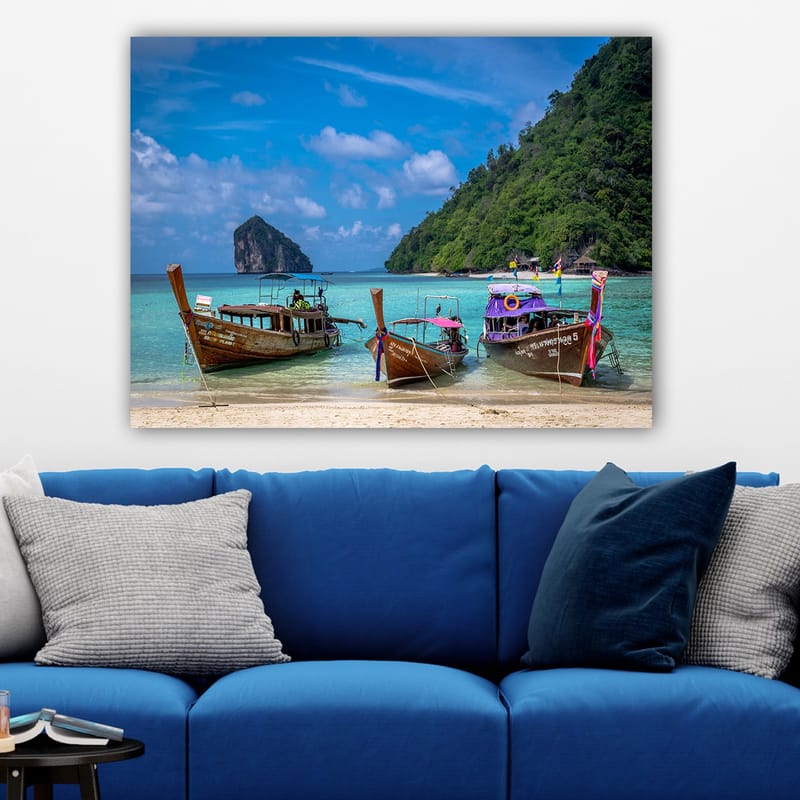 Dekorativ Canvastavla 70x100 cm - Flerfärgad - Inredning - Tavlor & konst - Canvastavlor