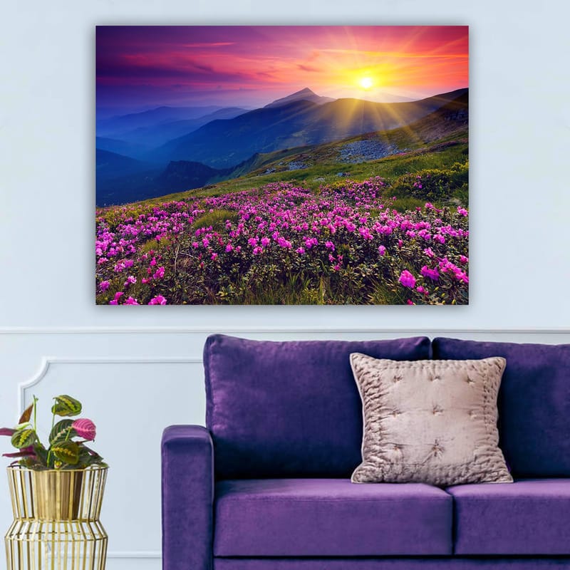 Dekorativ Canvastavla 70x100 cm - Flerfärgad - Inredning - Tavlor & konst - Canvastavlor