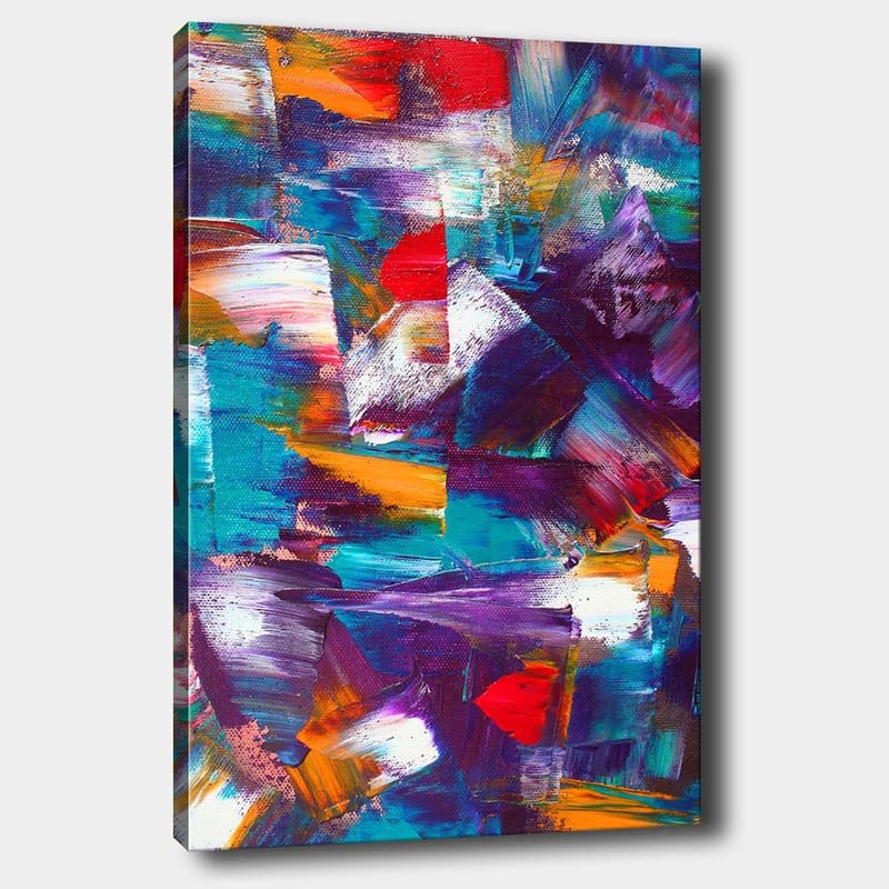 Dekorativ Canvastavla 70x100 cm - Flerfärgad - Inredning - Tavlor & konst - Canvastavlor