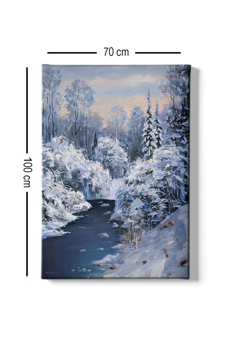 Dekorativ Canvastavla 70x100 cm - Flerfärgad - Inredning - Tavlor & konst - Canvastavlor