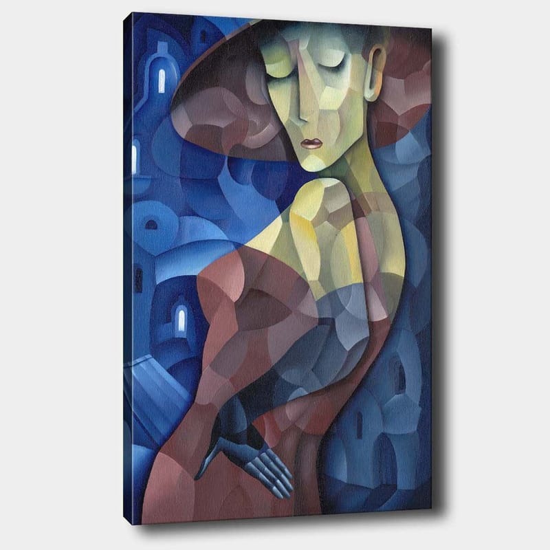 Dekorativ Canvastavla 70x100 cm - Flerfärgad - Inredning - Tavlor & konst - Canvastavlor