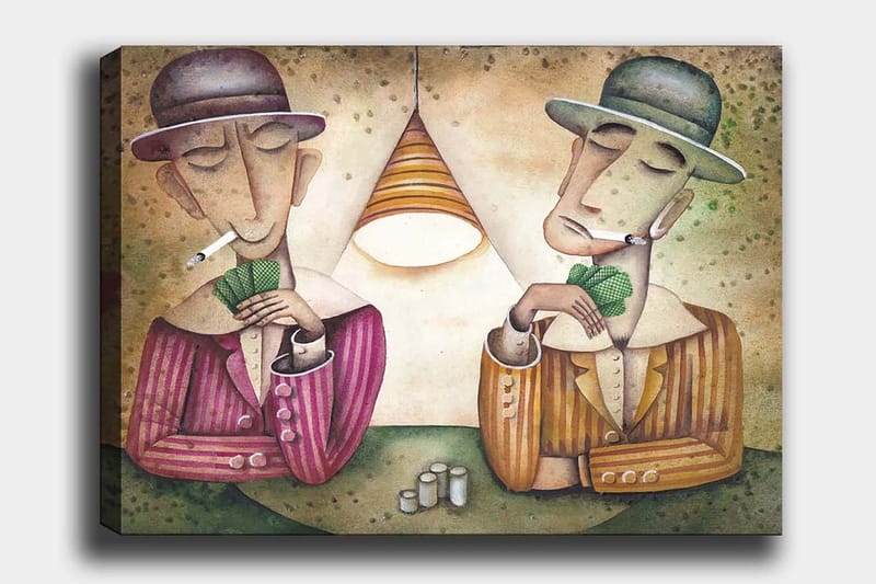 Dekorativ Canvastavla 70x100 cm - Flerfärgad - Inredning - Tavlor & konst - Canvastavlor