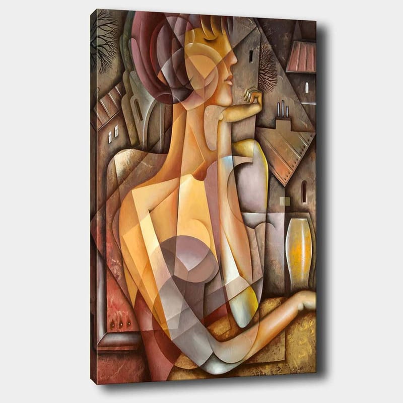 Dekorativ Canvastavla 70x100 cm - Flerfärgad - Inredning - Tavlor & konst - Canvastavlor