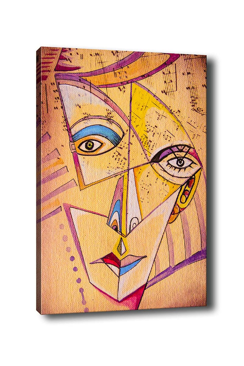 Dekorativ Canvastavla 70x100 cm - Flerfärgad - Inredning - Tavlor & konst - Canvastavlor