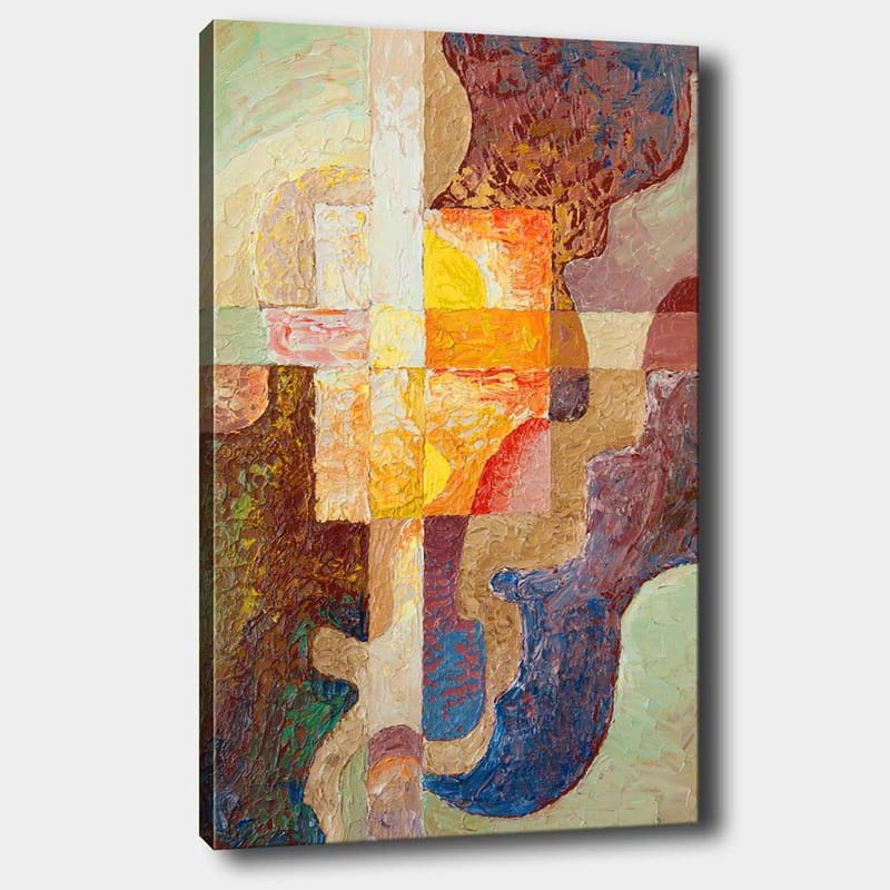 Dekorativ Canvastavla 70x100 cm - Flerfärgad - Inredning - Tavlor & konst - Canvastavlor