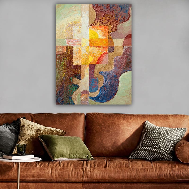 Dekorativ Canvastavla 70x100 cm - Flerfärgad - Inredning - Tavlor & konst - Canvastavlor