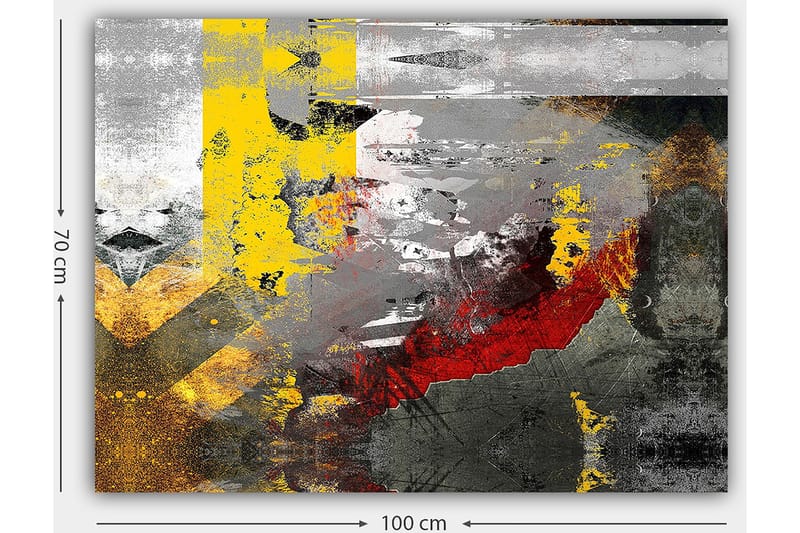 Dekorativ Canvastavla 70x100 cm - Flerfärgad - Inredning - Tavlor & konst - Canvastavlor