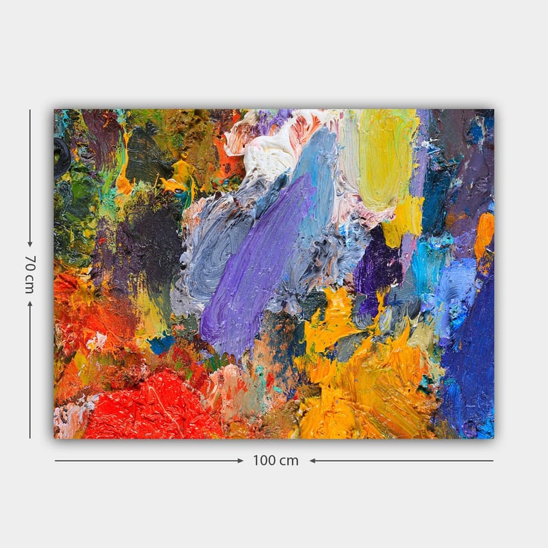 Dekorativ Canvastavla 70x100 cm - Flerfärgad - Inredning - Tavlor & konst - Canvastavlor