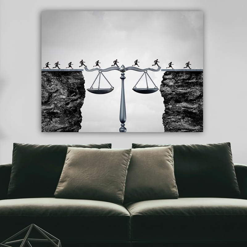 Dekorativ Canvastavla 70x100 cm - Flerfärgad - Inredning - Tavlor & konst - Canvastavlor