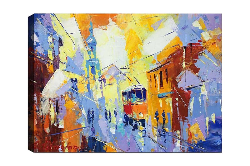 Dekorativ Canvastavla 70x100 cm - Flerfärgad - Inredning - Tavlor & konst - Canvastavlor