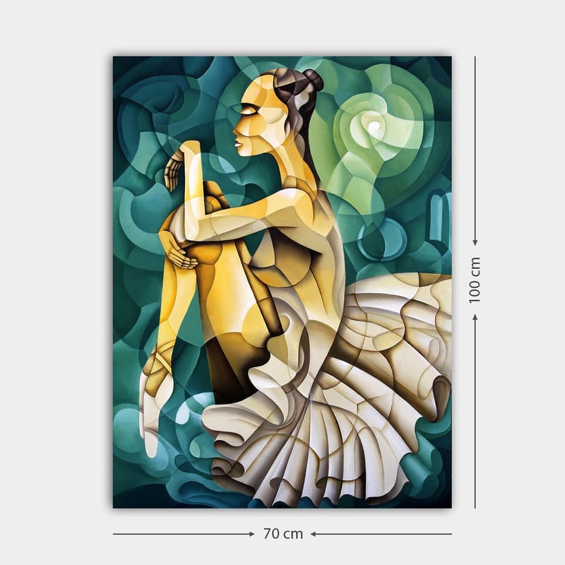 Dekorativ Canvastavla 70x100 cm - Flerfärgad - Inredning - Tavlor & konst - Canvastavlor