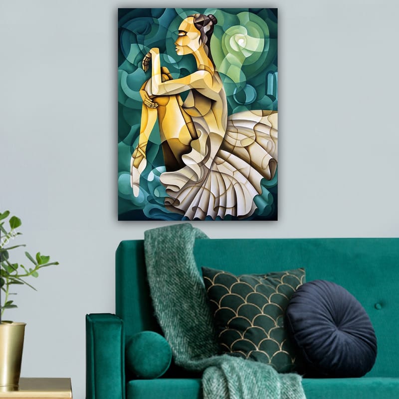 Dekorativ Canvastavla 70x100 cm - Flerfärgad - Inredning - Tavlor & konst - Canvastavlor