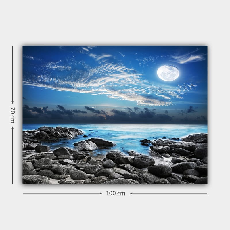 Dekorativ Canvastavla 70x100 cm - Flerfärgad - Inredning - Tavlor & konst - Canvastavlor