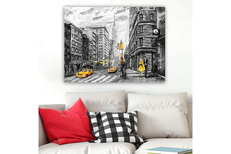 Dekorativ Canvastavla 70x100 cm - Flerfärgad - Inredning - Tavlor & konst - Canvastavlor