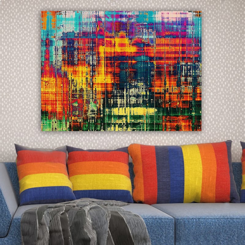 Dekorativ Canvastavla 70x100 cm - Flerfärgad - Inredning - Tavlor & konst - Canvastavlor