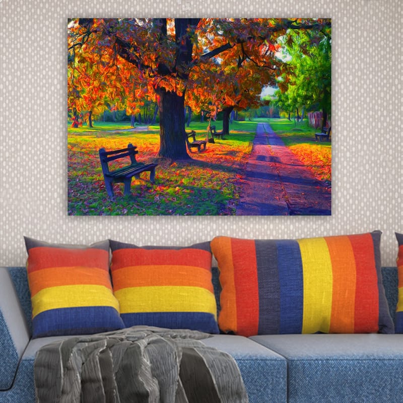 Dekorativ Canvastavla 70x100 cm - Flerfärgad - Inredning - Tavlor & konst - Canvastavlor