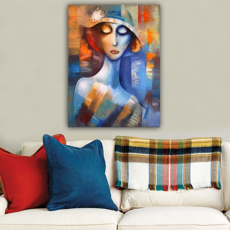 Dekorativ Canvastavla 70x100 cm - Flerfärgad - Inredning - Tavlor & konst - Canvastavlor