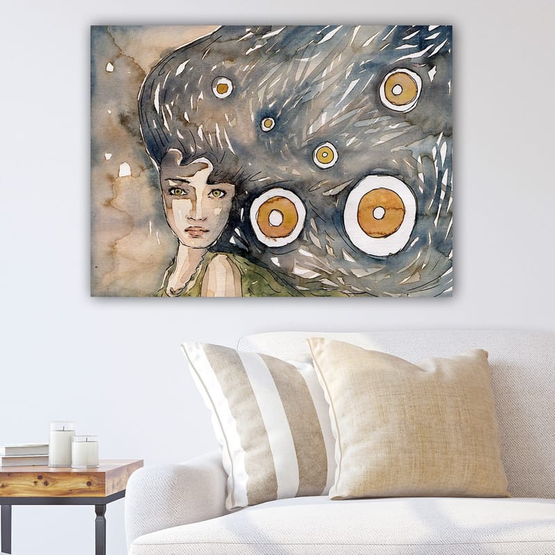 Dekorativ Canvastavla 70x100 cm - Flerfärgad - Inredning - Tavlor & konst - Canvastavlor