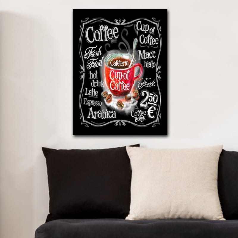 Dekorativ Canvastavla 70x100 cm - Flerfärgad - Inredning - Tavlor & konst - Canvastavlor