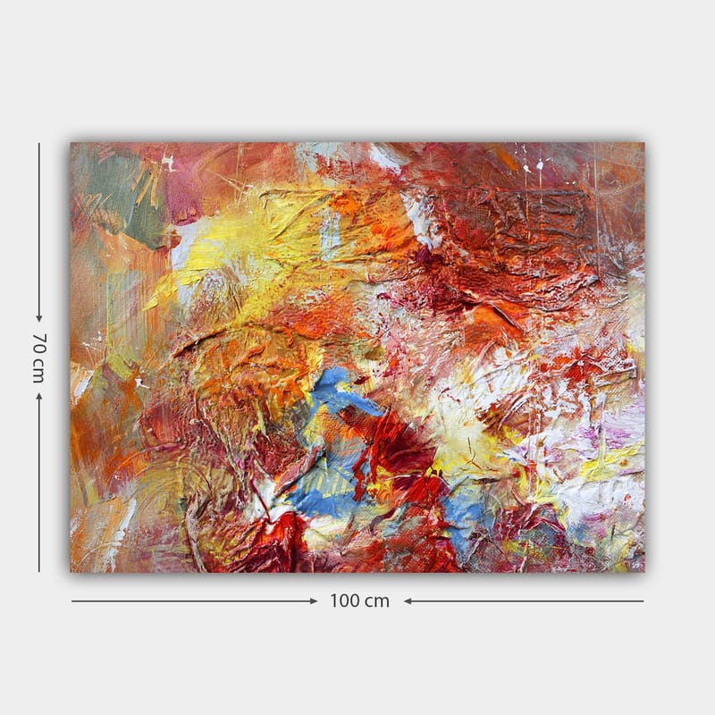 Dekorativ Canvastavla 70x100 cm - Flerfärgad - Inredning - Tavlor & konst - Canvastavlor