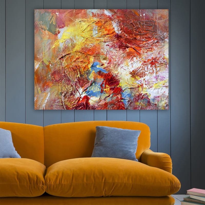Dekorativ Canvastavla 70x100 cm - Flerfärgad - Inredning - Tavlor & konst - Canvastavlor