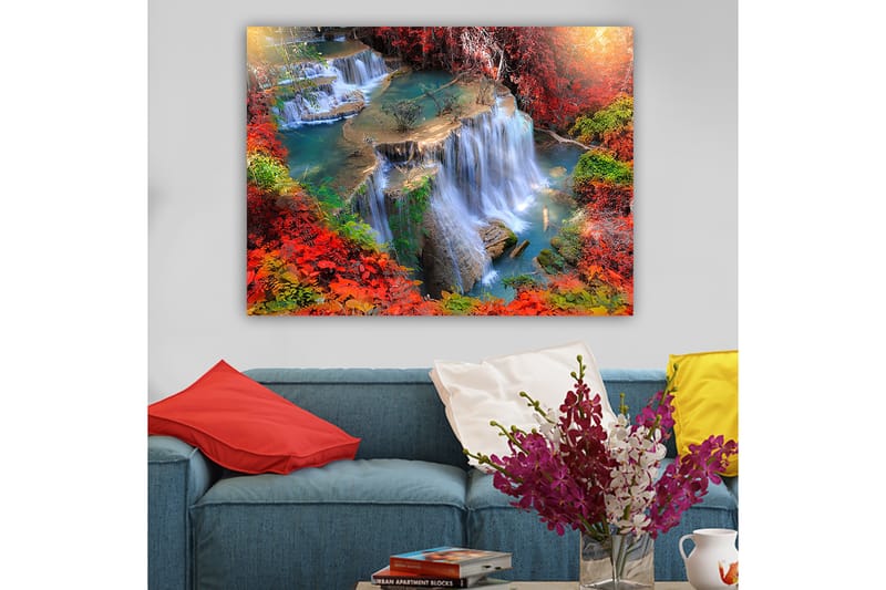 Dekorativ Canvastavla 70x100 cm - Flerfärgad - Inredning - Tavlor & konst - Canvastavlor