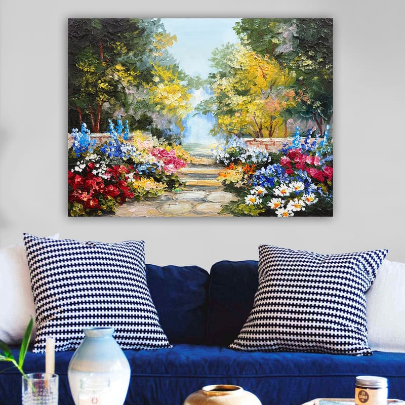 Dekorativ Canvastavla 70x100 cm - Flerfärgad - Inredning - Tavlor & konst - Canvastavlor