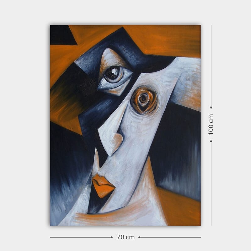 Dekorativ Canvastavla 70x100 cm - Flerfärgad - Inredning - Tavlor & konst - Canvastavlor