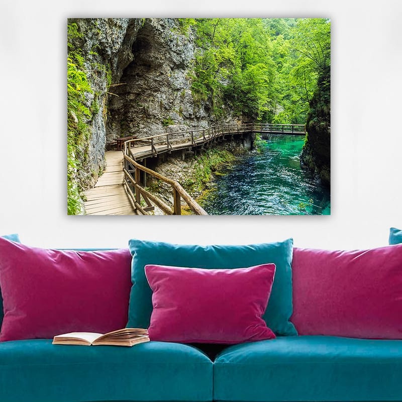 Dekorativ Canvastavla 70x100 cm - Flerfärgad - Inredning - Tavlor & konst - Canvastavlor