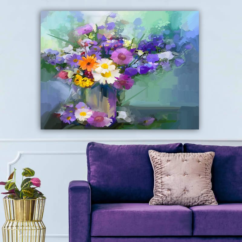 Dekorativ Canvastavla 70x100 cm - Flerfärgad - Inredning - Tavlor & konst - Canvastavlor