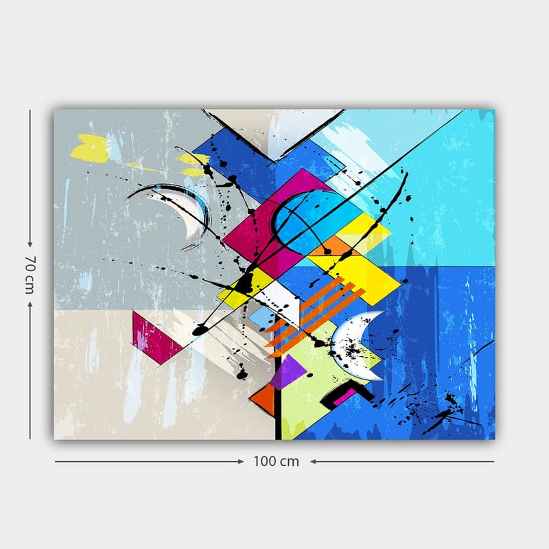 Dekorativ Canvastavla 70x100 cm - Flerfärgad - Inredning - Tavlor & konst - Canvastavlor