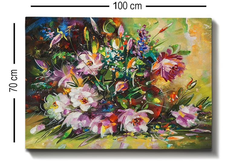Dekorativ Canvastavla 70x100 cm - Flerfärgad - Inredning - Tavlor & konst - Canvastavlor