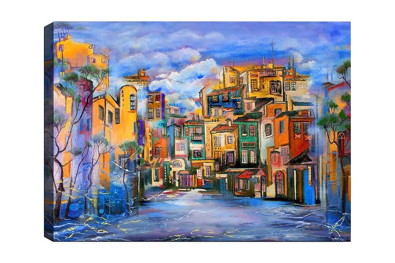 Dekorativ Canvastavla 70x100 cm - Flerfärgad - Inredning - Tavlor & konst - Canvastavlor