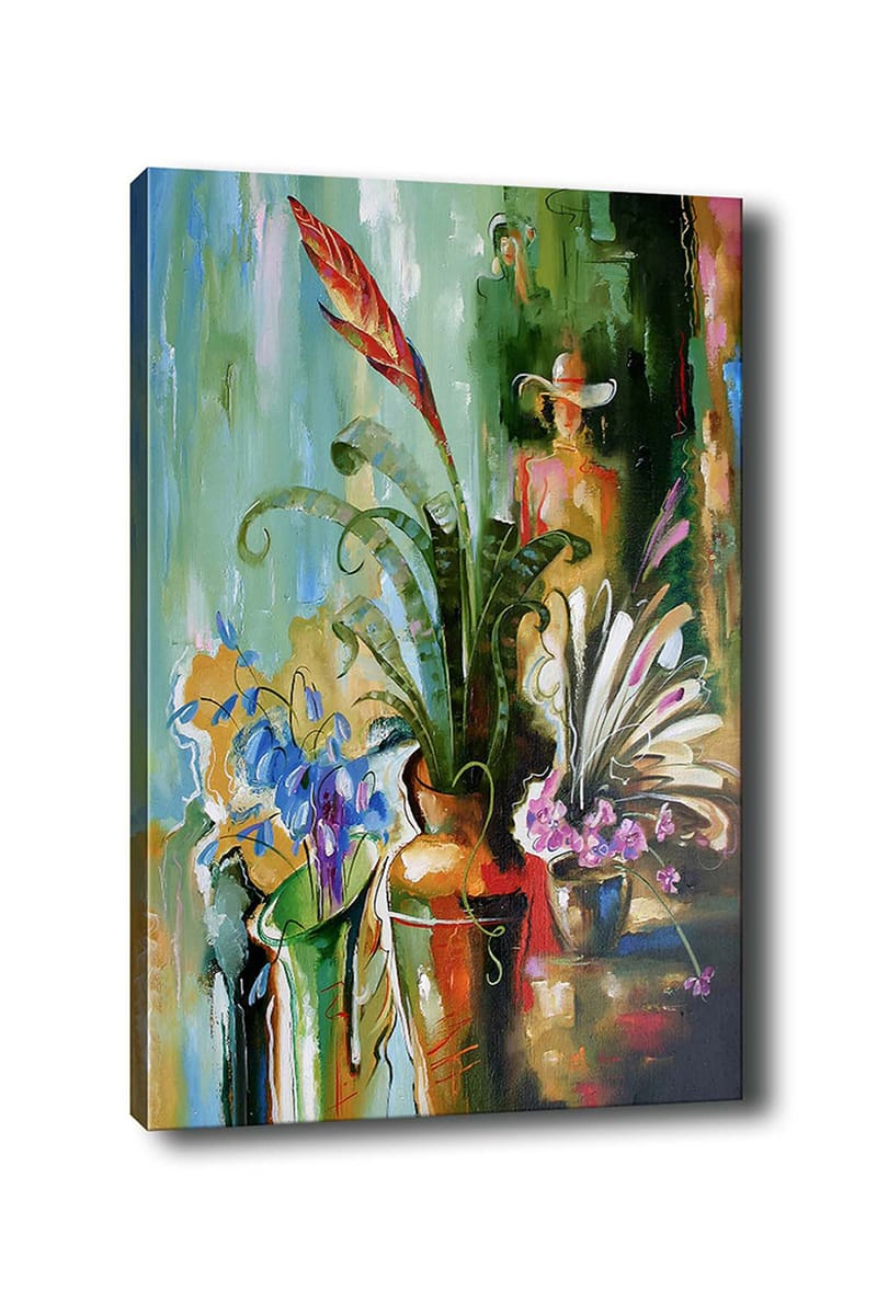 Dekorativ Canvastavla 70x100 cm - Flerfärgad - Inredning - Tavlor & konst - Canvastavlor