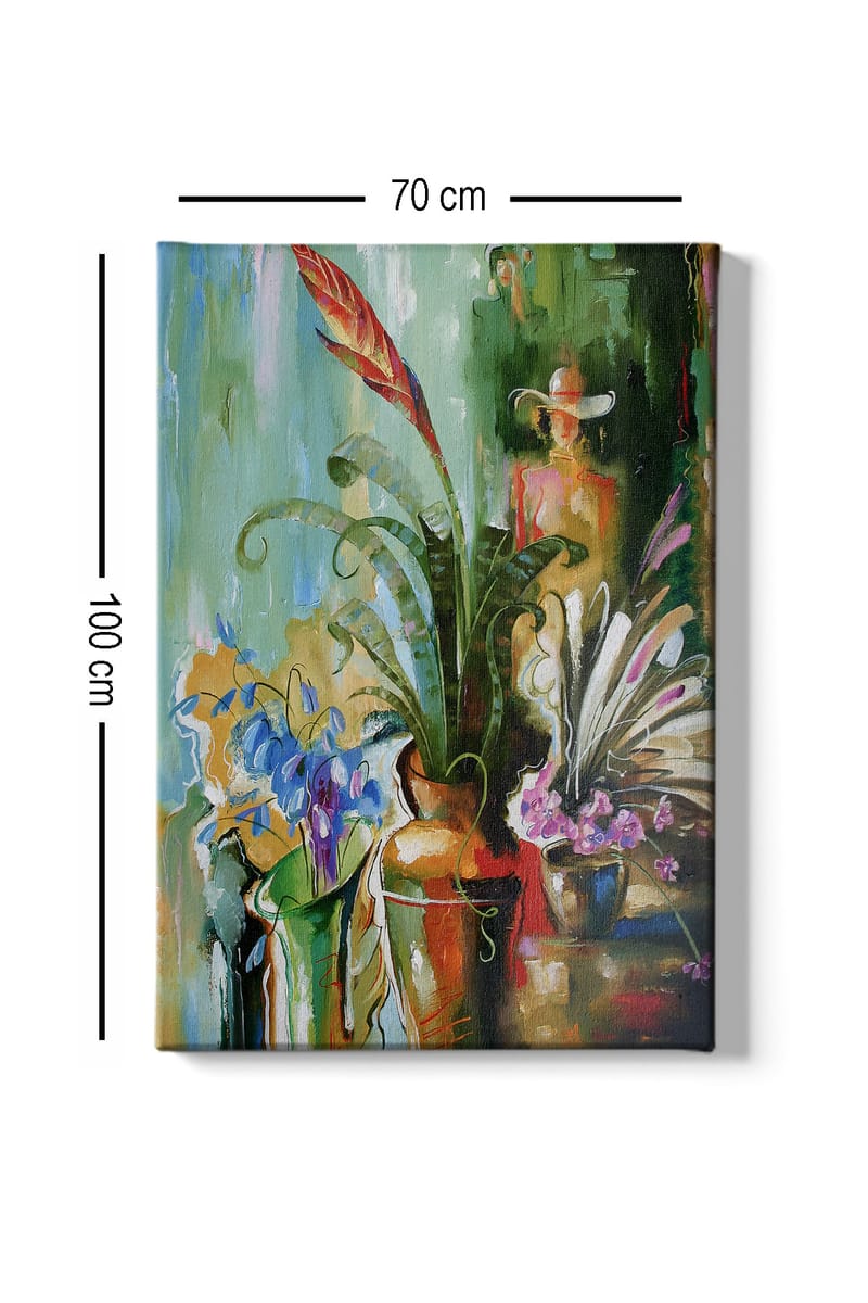 Dekorativ Canvastavla 70x100 cm - Flerfärgad - Inredning - Tavlor & konst - Canvastavlor