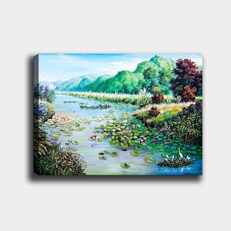 Dekorativ Canvastavla 70x100 cm - Flerfärgad - Inredning - Tavlor & konst - Canvastavlor