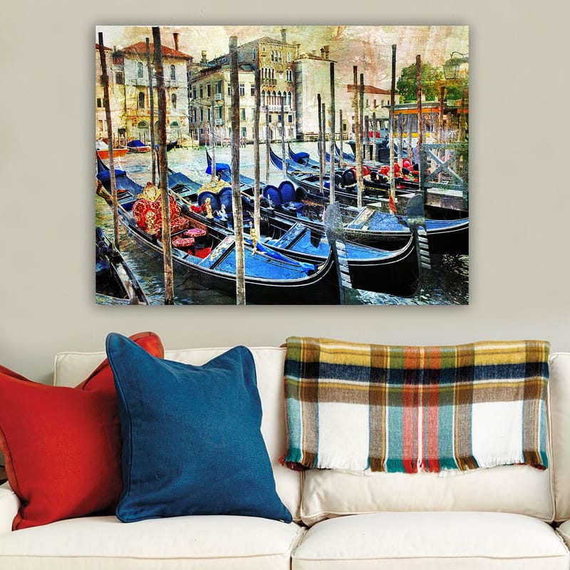 Dekorativ Canvastavla 70x100 cm - Flerfärgad - Inredning - Tavlor & konst - Canvastavlor